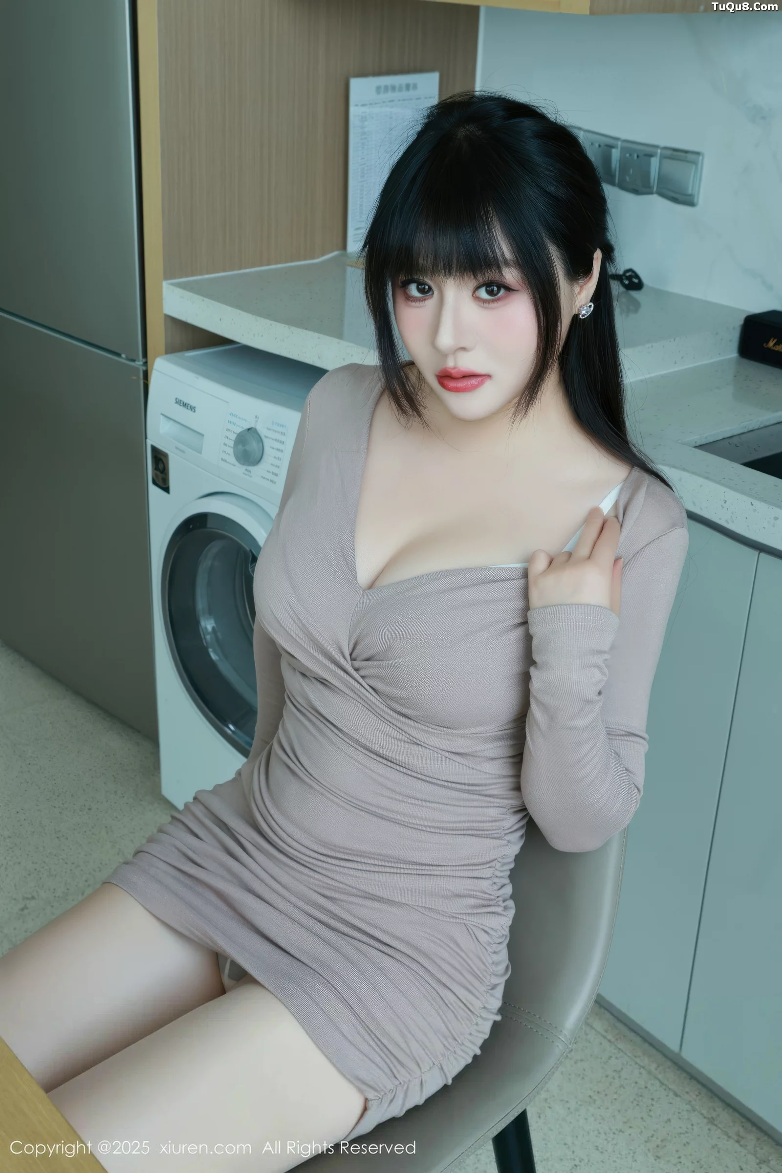 秀人集.com_[XiuRen秀人网]No.10718_模特南汐RuRu性感浅色连衣短裙露白色内衣秀完美身材诱惑写真86P