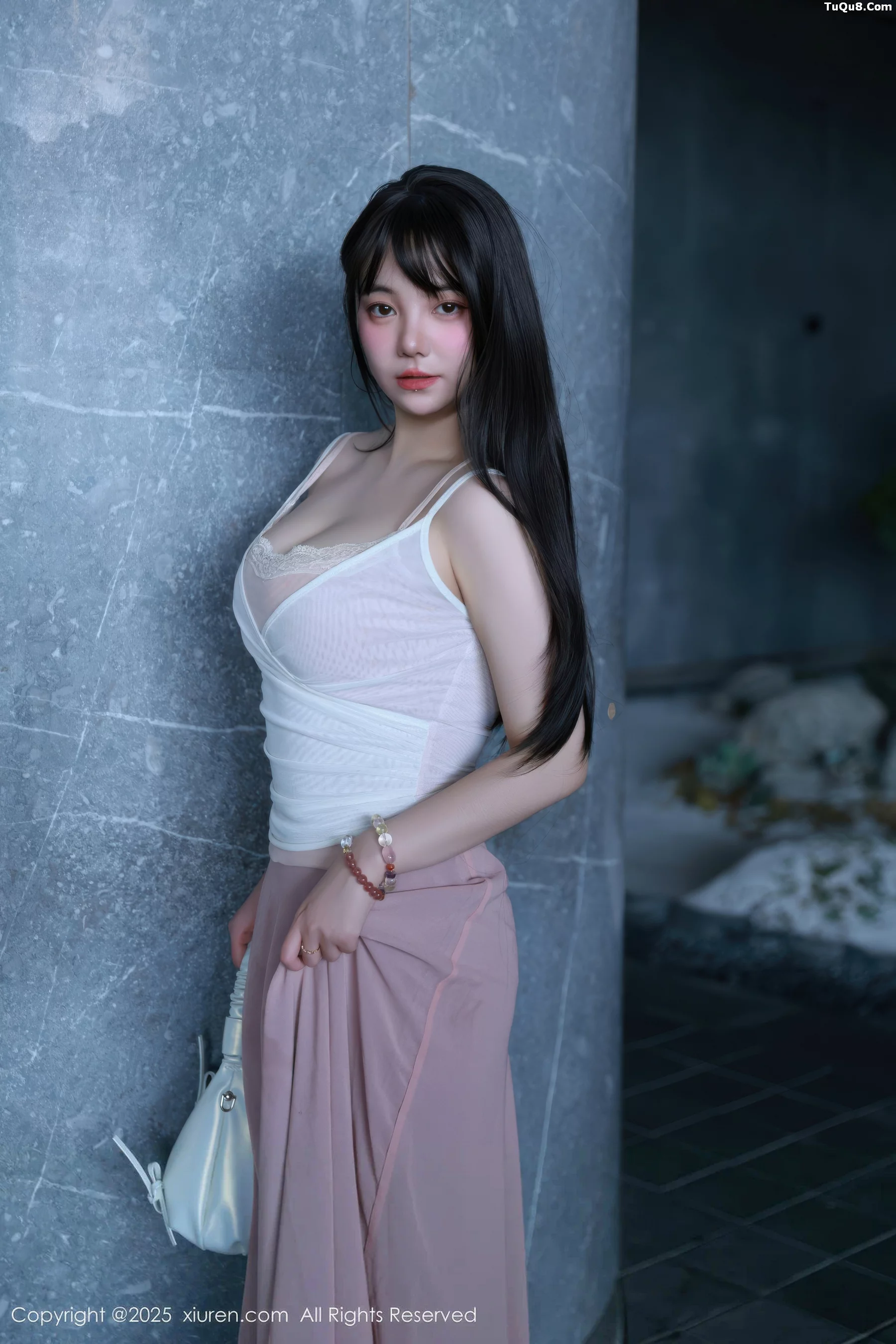 秀人集.com_[XiuRen秀人网]No.10746_模特软情性感低胸紫色长裙露粉色内衣秀曼妙身姿迷人诱惑写真86P