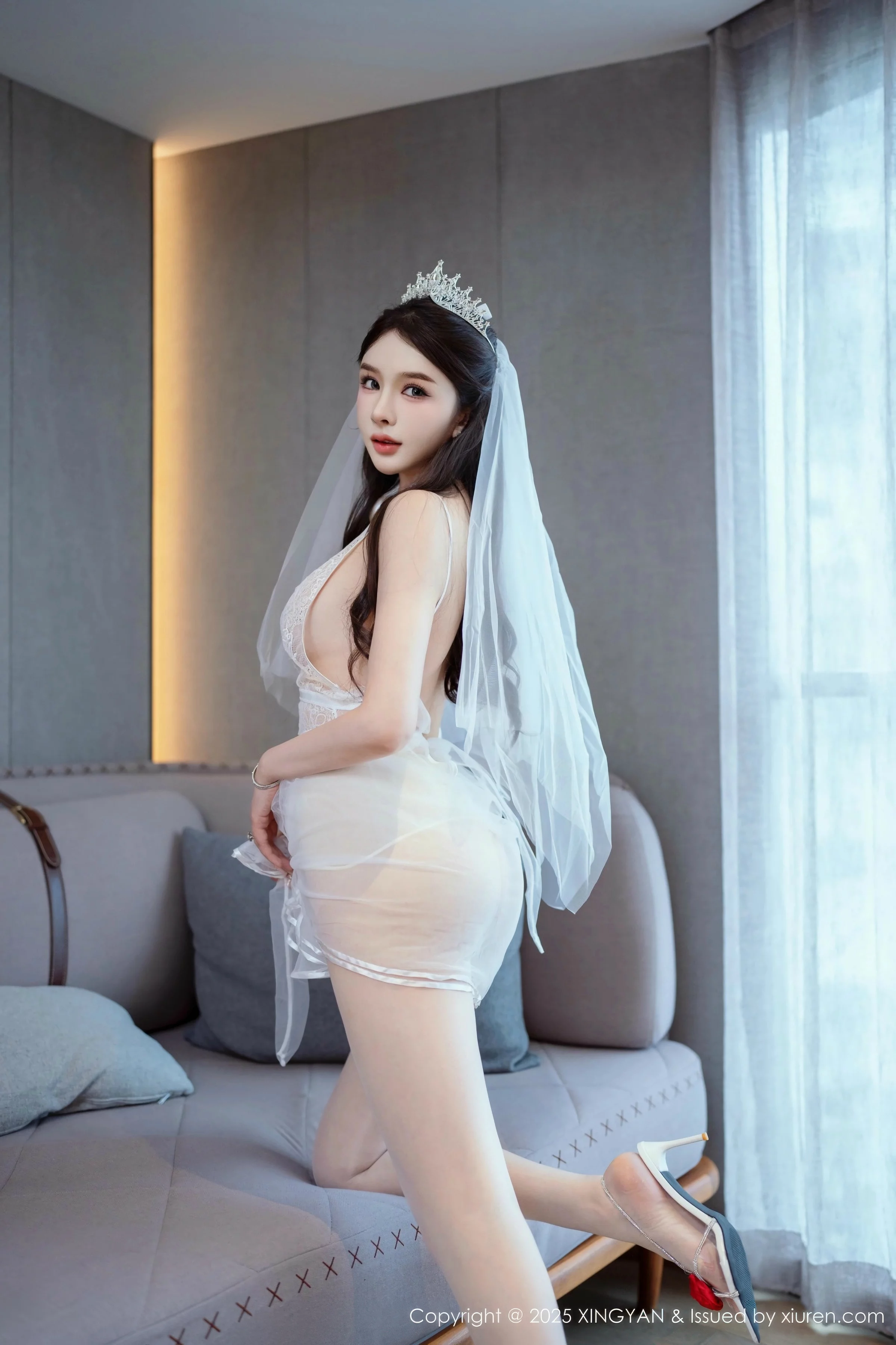 秀人集.com_[XINGYAN星颜社]VOL.388_女神李丽莎私房合集性感白色薄透婚纱服饰秀惹火身材诱惑写真61P