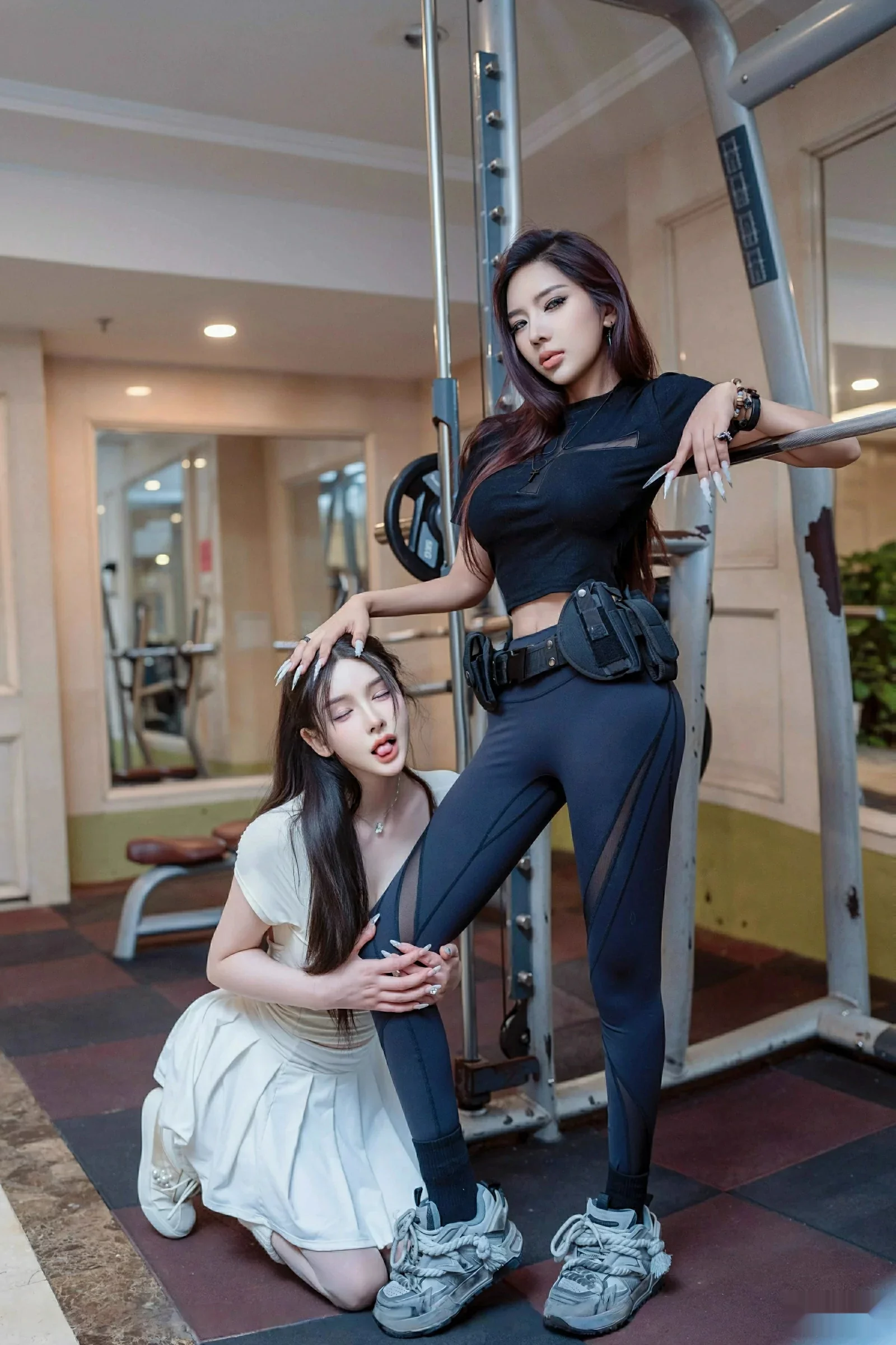 秀人集.com_[XINGYAN星颜社]VOL.408_模特合集女神李丽莎健身房性感服饰秀丰满身材惹火诱惑写真65P