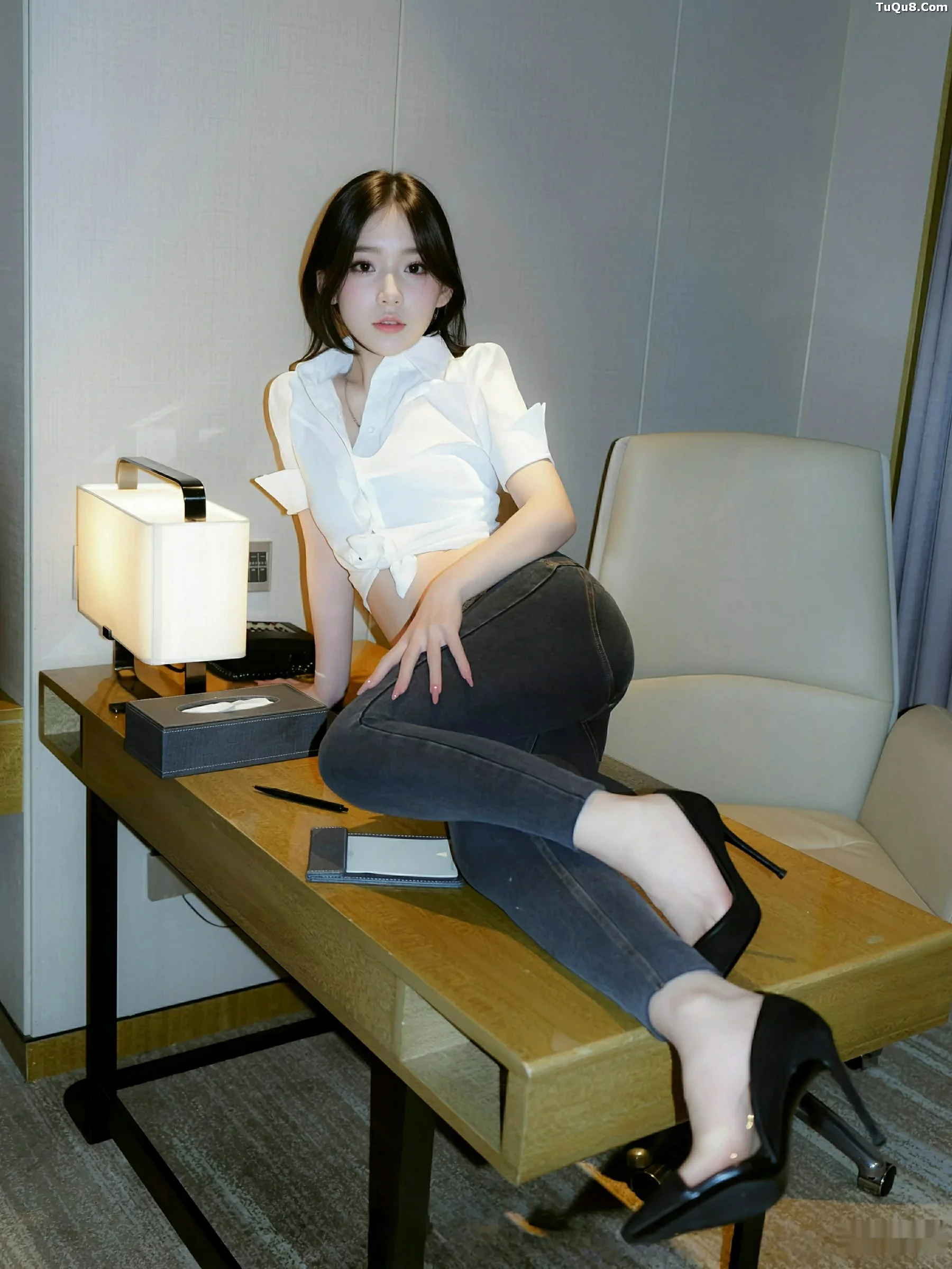 秀人集.com_[XiuRen秀人网]No.10785_模特汁汁性感白T配牛仔长裤露蓝灰色内衣秀曼妙身姿诱惑写真76P