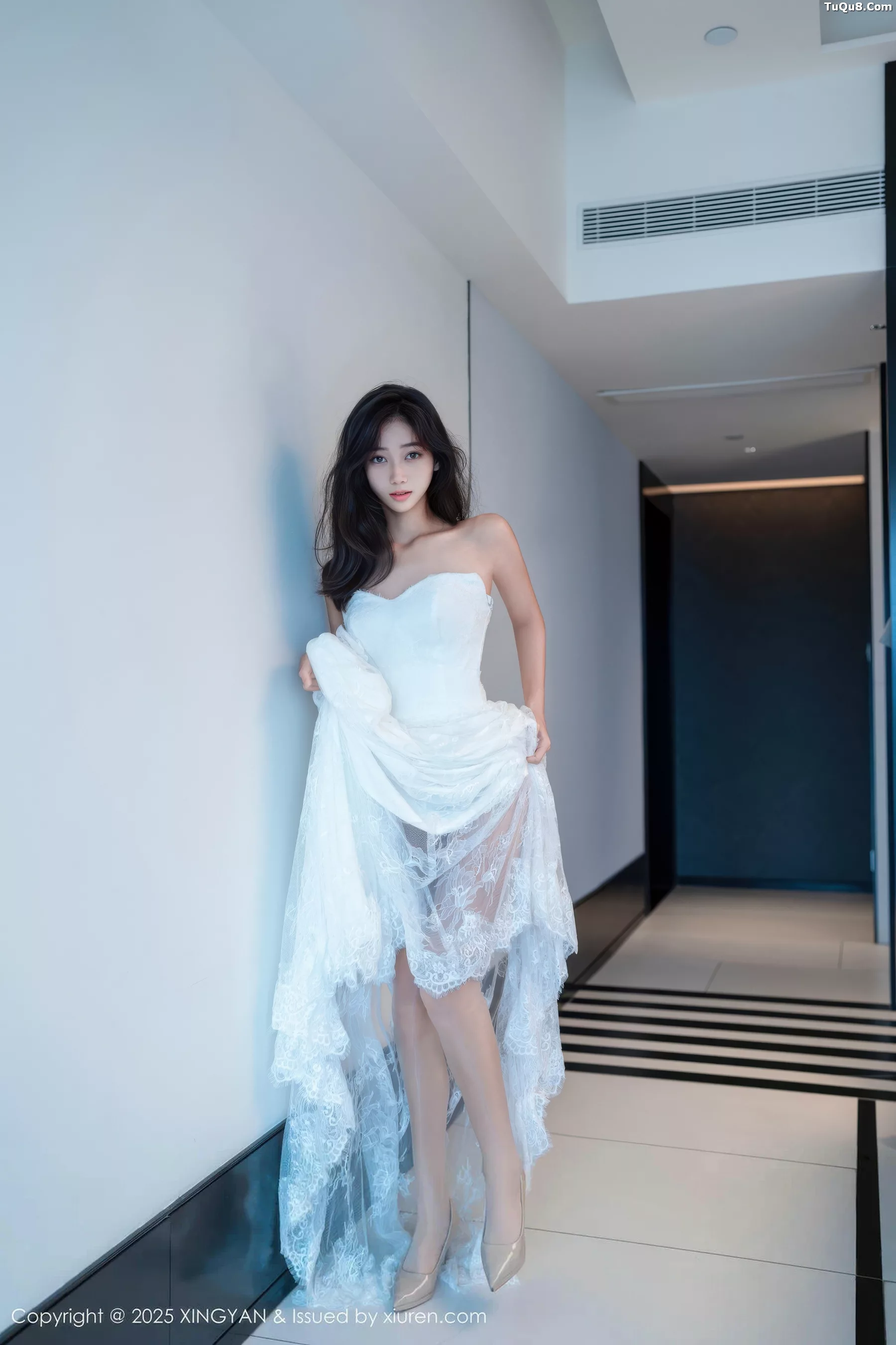 秀人集.com_[XINGYAN星颜社]VOL.419_模特时安安性感白色连衣裙配超薄白丝秀柔美身材迷人诱惑写真75P