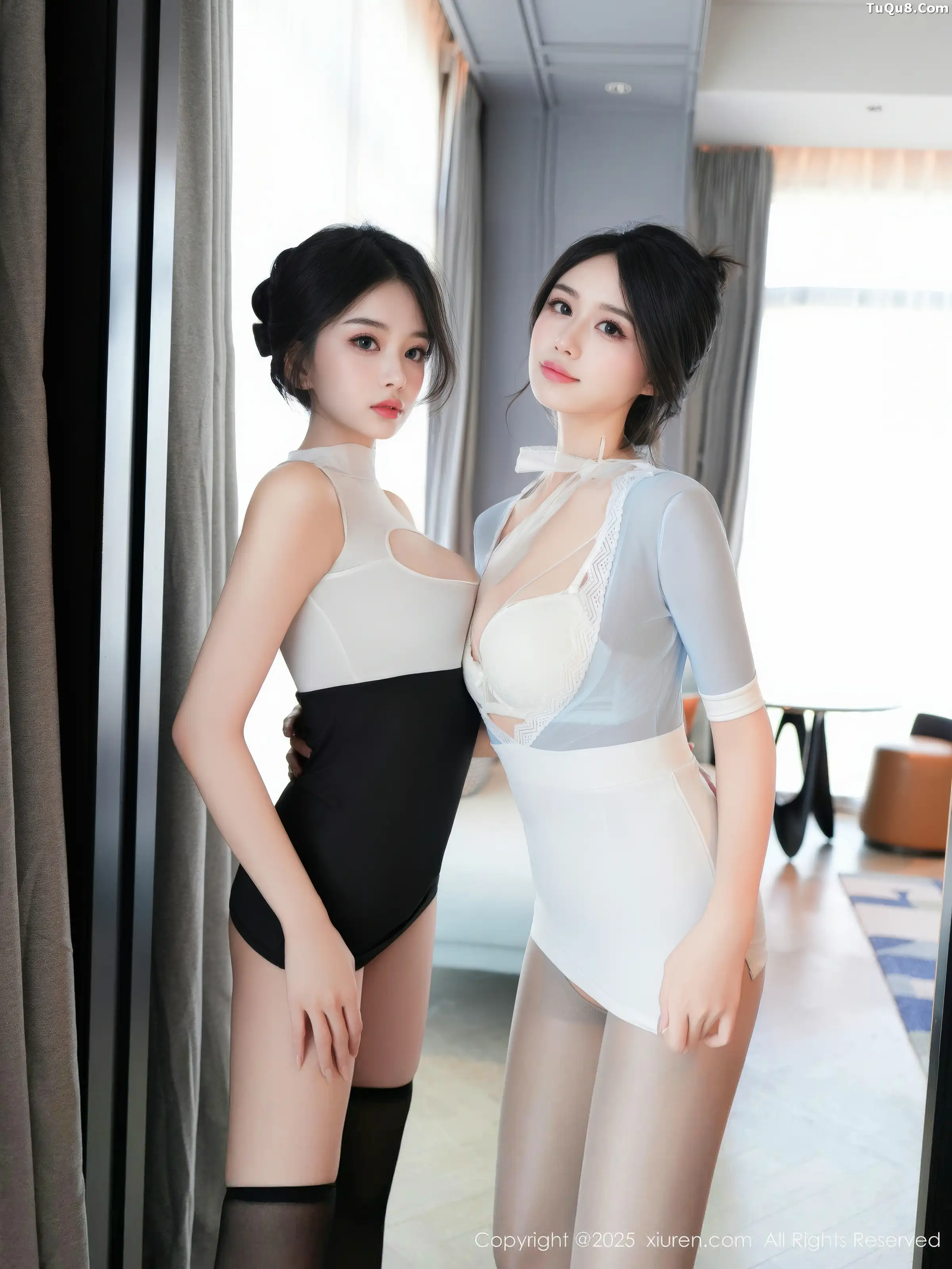 秀人集.com_[XiuRen秀人网]No.11107_模特合集女神shelly诗莉性感姐妹花白色内衣秀丰满身材诱惑写真72P