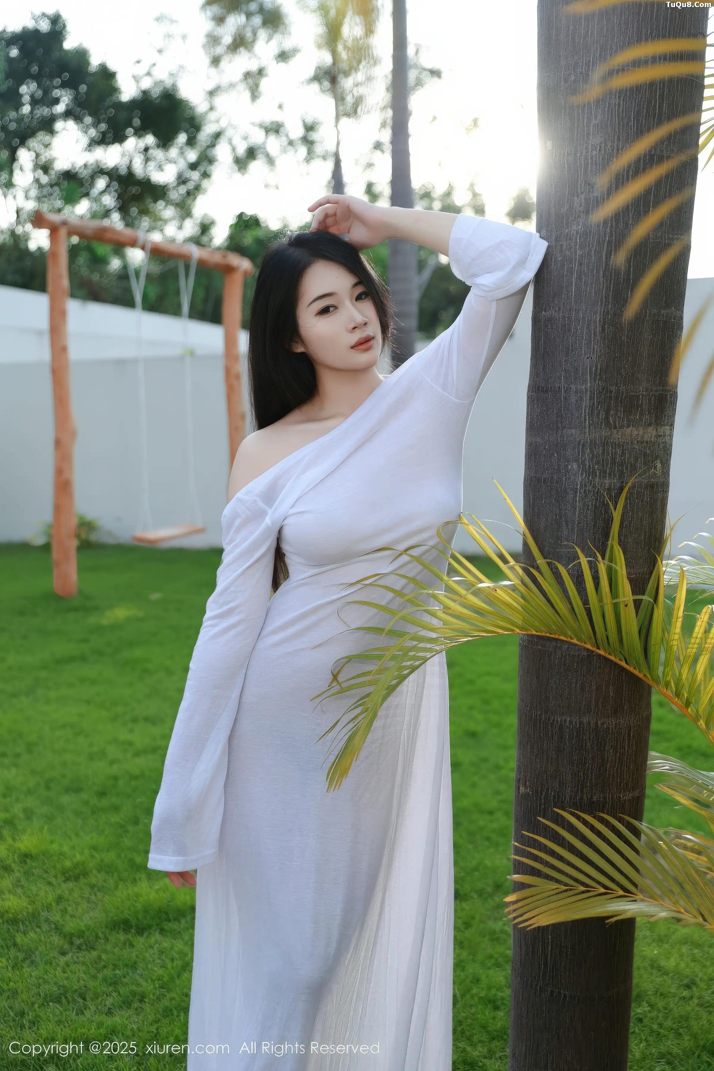 秀人集.com_[XiuRen秀人网]No.11129_模特南乔泳池场景性感白色连衣裙湿身秀完美身材撩人诱惑写真82P