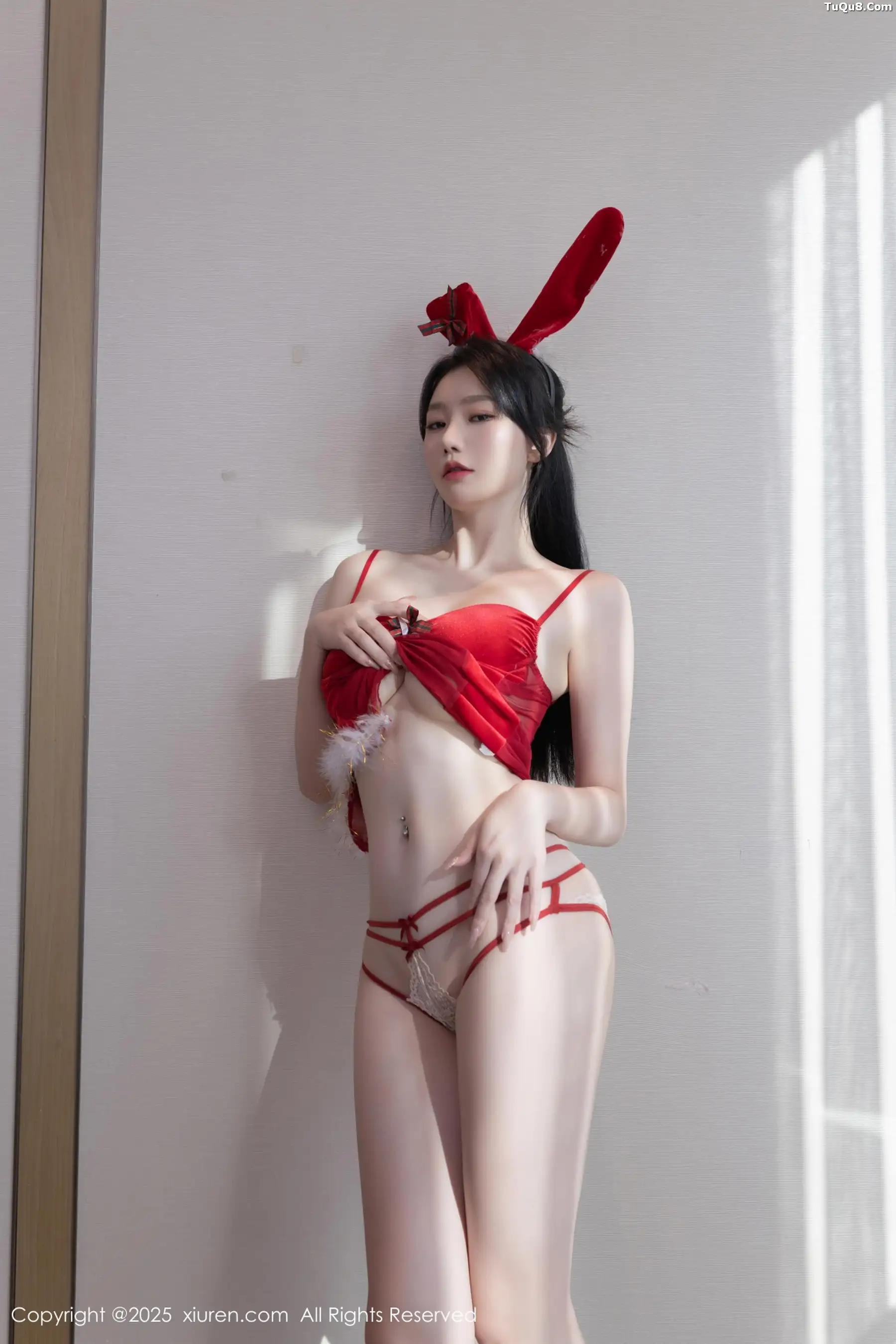 秀人集.com_[XiuRen秀人网]No.11143_模特安然anran性感红色情趣服饰配超薄肉丝秀曼妙身姿诱惑写真76P