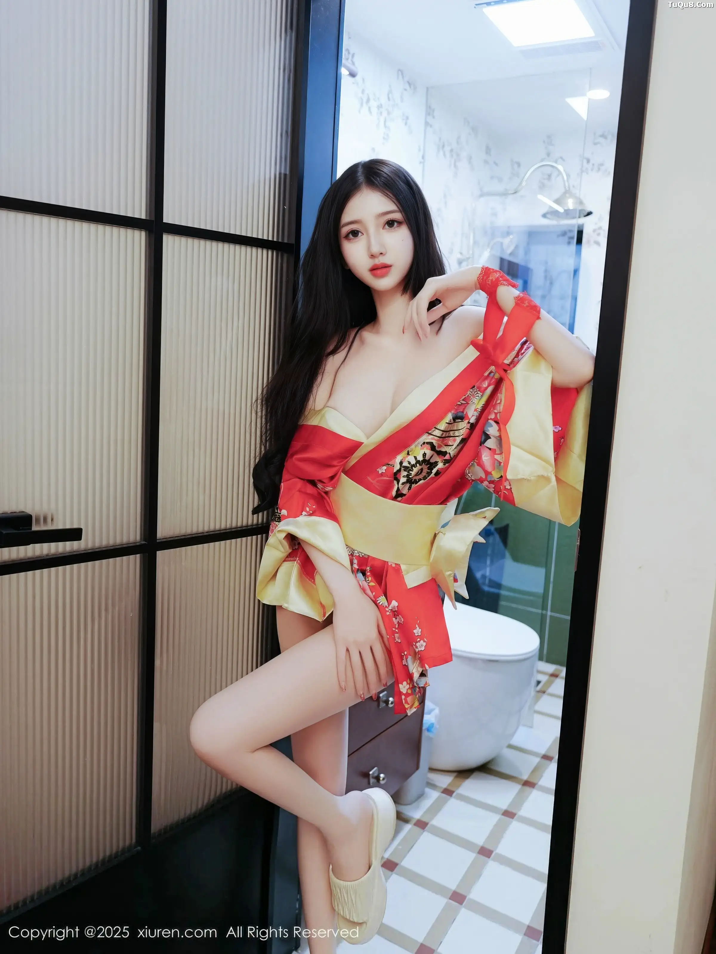 秀人集.com_[XiuRen秀人网]No.11155_模特白小蝶性感红色连衣短裙配超薄白丝秀完美曲线撩人诱惑写真59P