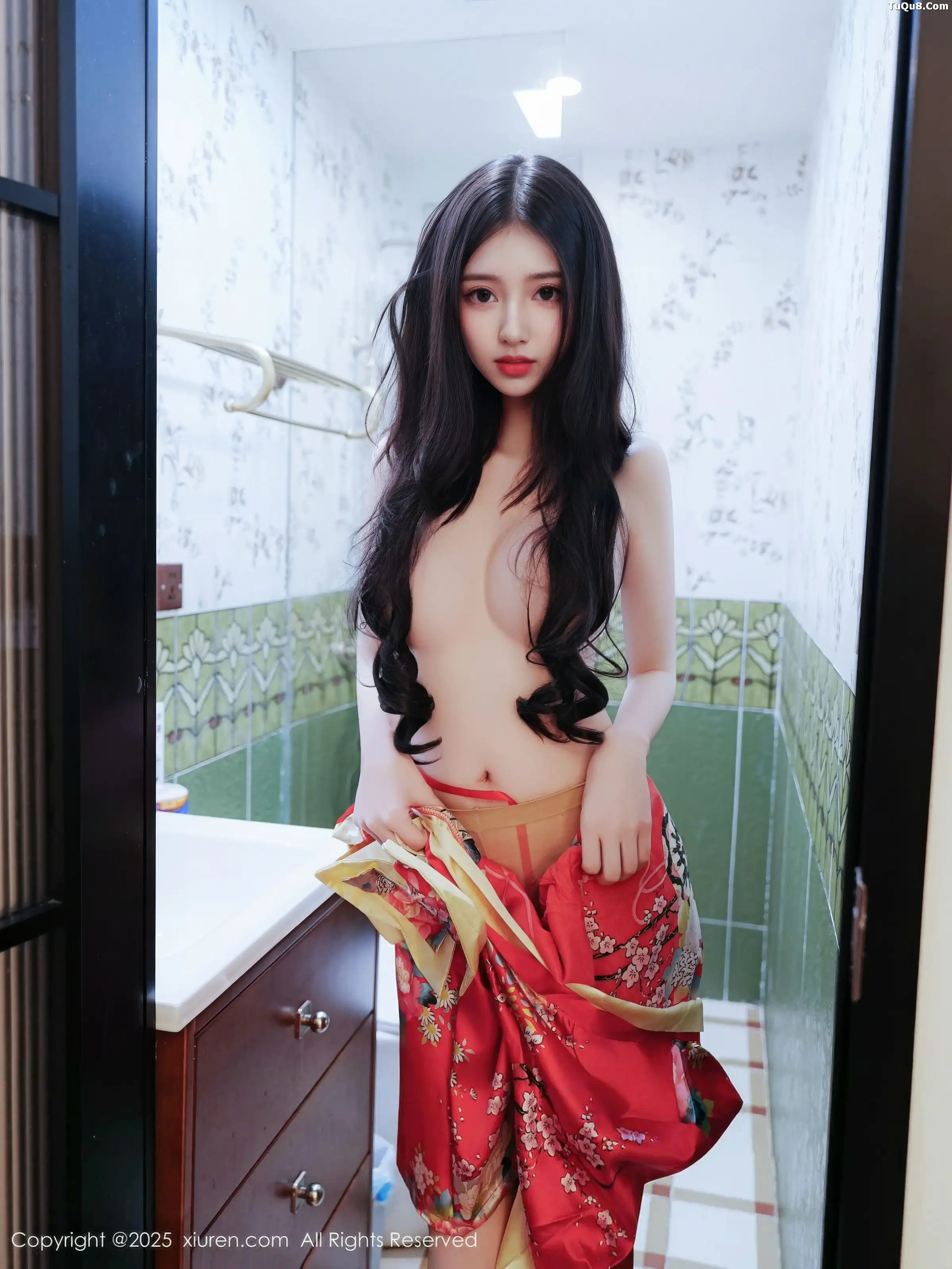 秀人集.com_[XiuRen秀人网]No.11155_模特白小蝶性感红色连衣短裙配超薄白丝秀完美曲线撩人诱惑写真59P