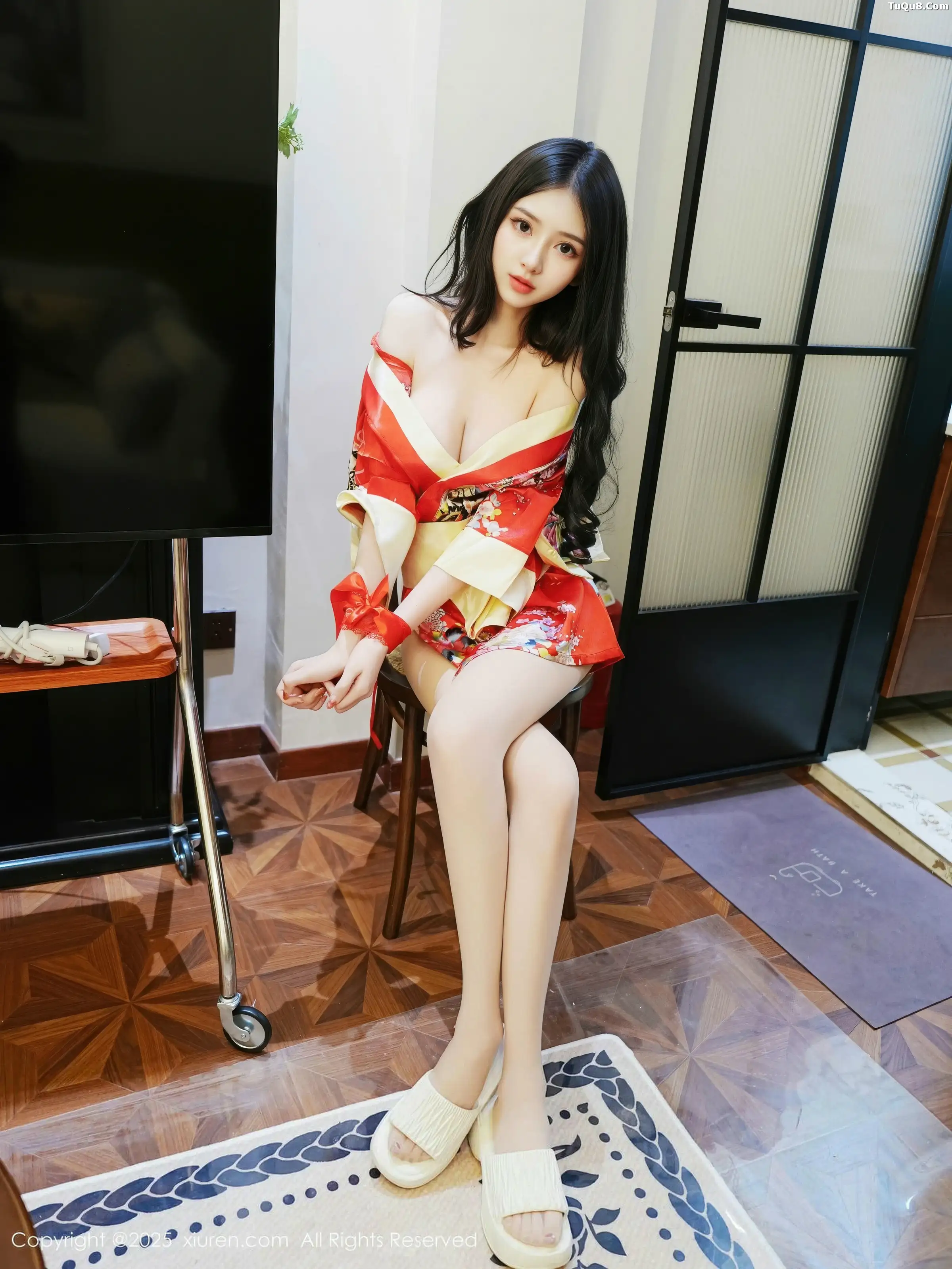 秀人集.com_[XiuRen秀人网]No.11155_模特白小蝶性感红色连衣短裙配超薄白丝秀完美曲线撩人诱惑写真59P