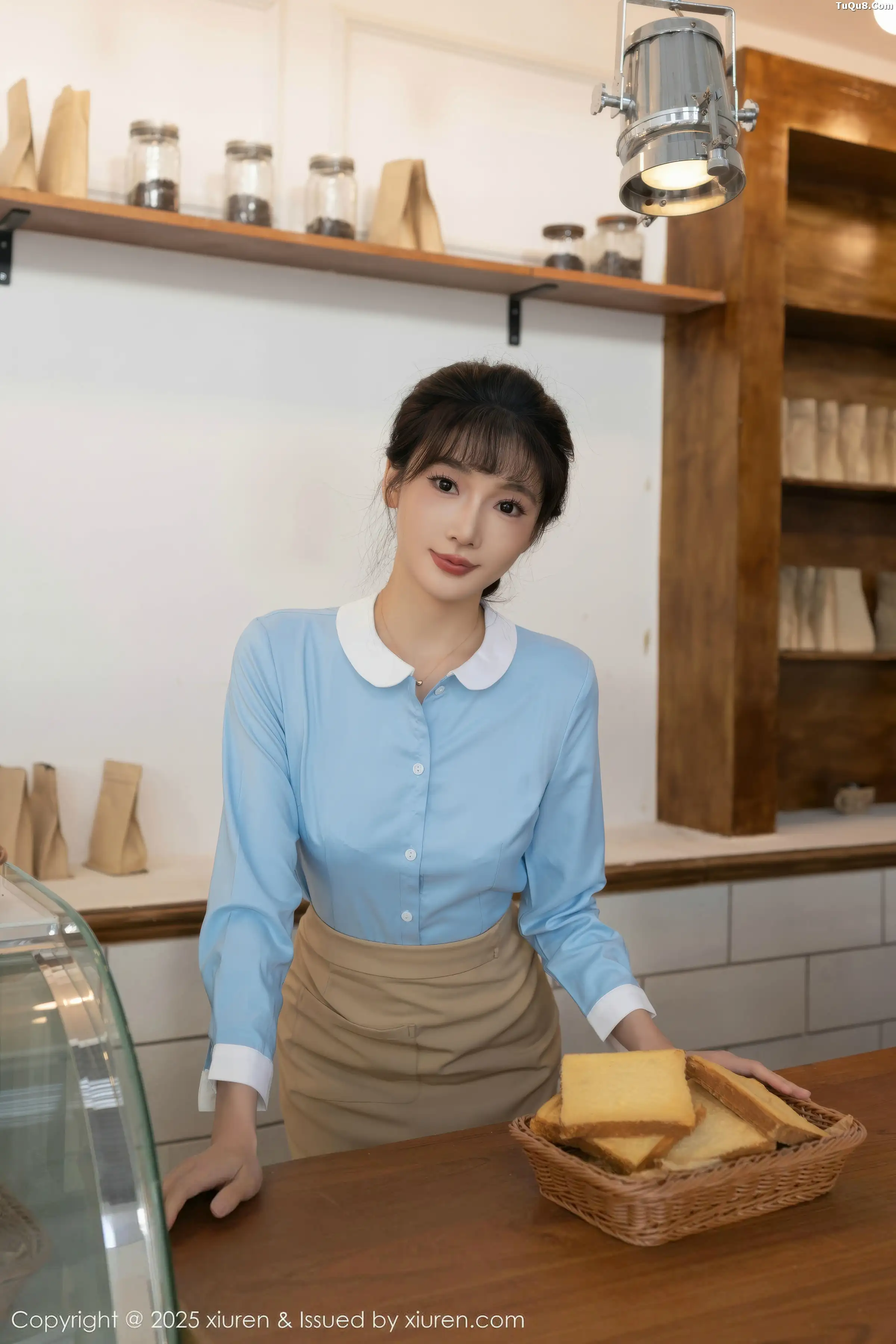 秀人集.com_[XiuRen秀人网]No.11159_模特陆萱萱性感淡蓝色上衣露白色内衣配超薄肉丝秀美腿诱惑写真80P